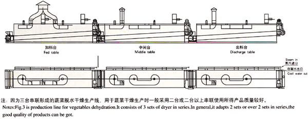 第三代DWT系列蔬菜脫水干燥機(jī)工作原理示意圖
